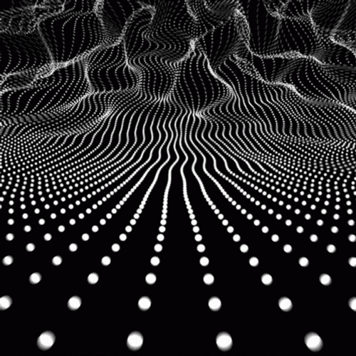 Halftone Boundless Waves Optical Illusions GIF