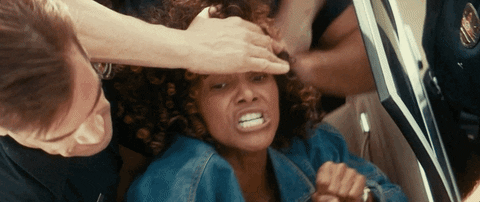 Halle Berry Getting Arrested GIF