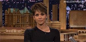 Halle Berry Staring At The Camera GIF