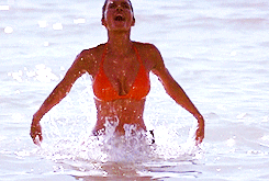 Halle Berry Swimming GIF