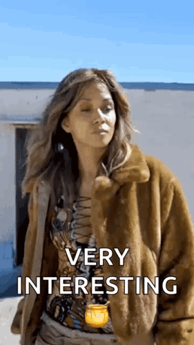 Halle Berry Very Interesting GIF