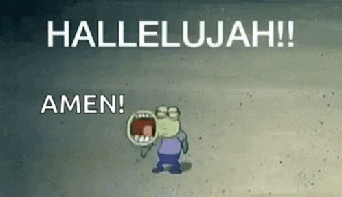 Hallelujah Meme Big Mouth GIF