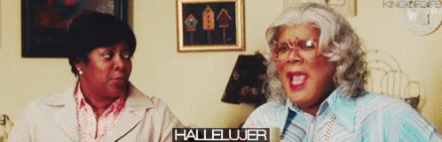 Hallelujer Tyler Perry And His Friend GIF