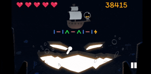 Halloween 2020 Google Doodle Cat Wizard Game Gif GIF