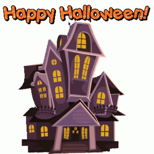 Halloween Haunted House GIF