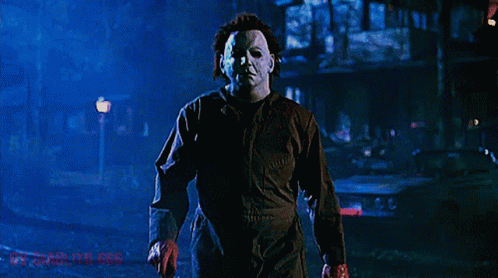 Halloween Kills Michael Myers Stalking Victim GIF