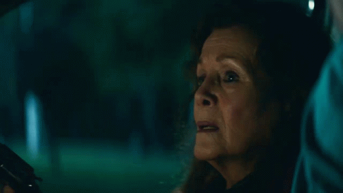 Halloween Kills Shocked Marion Chambers GIF