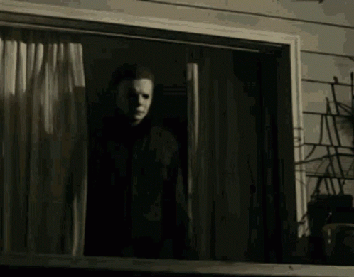Halloween Kills Michael Myers Emerging In Balcony GIF