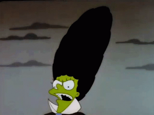 Halloween Marge Simpson GIF