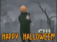 Halloween Pumpkin Dance On Trend GIF