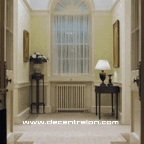 Hallway With Www.decentrelon.com GIF