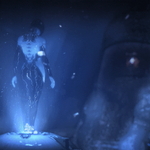 Halo 4 Artificial Intelligence Woman GIF
