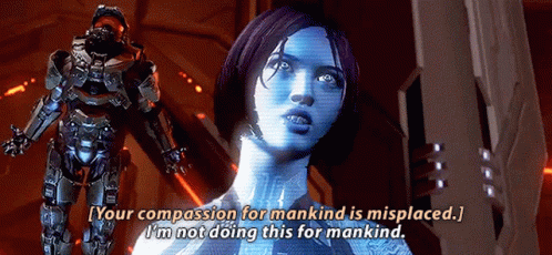 Halo 4 Artificial Woman Speaking GIF
