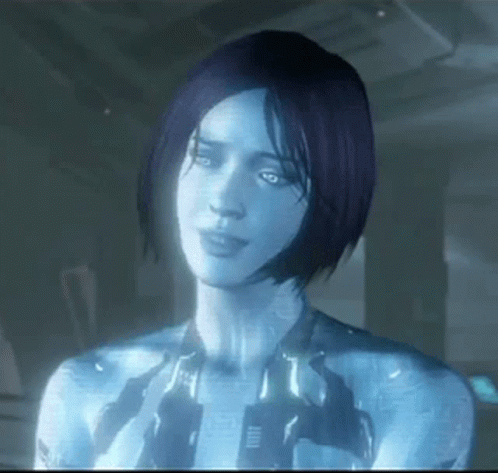 Halo 4 Cortana Speaking GIF