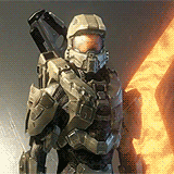 Halo 4 Cracking Round Metal GIF