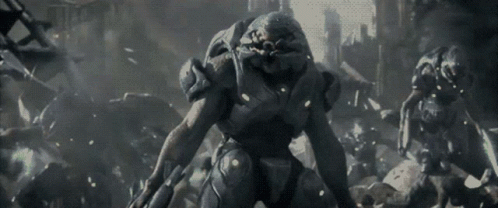 Halo 4 Master Chief Elite Fight GIF