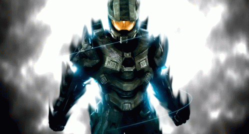 Halo 4 Master Chief From Above GIF