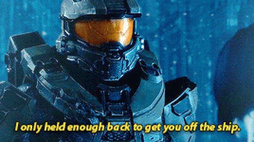 Halo 4 Master Chief Held Enough GIF