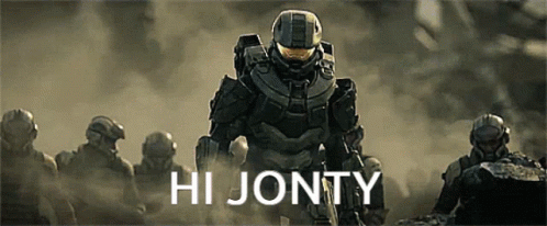 Halo 4 Master Chief Hi Jonty GIF