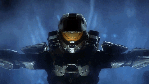Halo 4 Master Chief Smoke GIF