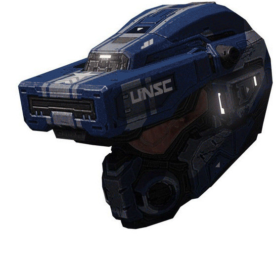 Halo 4 Video Game Helmet GIF