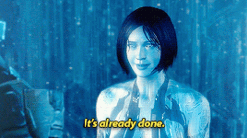 Halo 4 Woman It's Already Done GIF