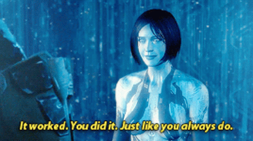 Halo 4 Woman You Did It GIF