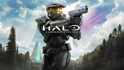 Halo Campaign Evolved Soldier Holding Gun