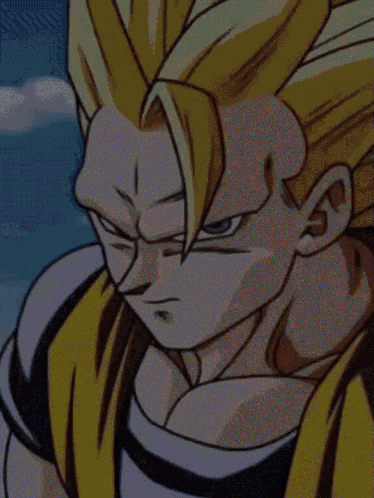 Halo Goku Ssj3 Fight Fat Majimbu GIF