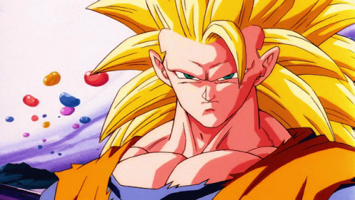 Halo Goku Ssj3 Janemba Tail Whip GIF