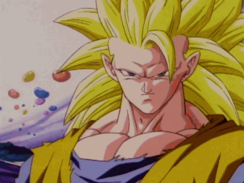 Halo Head Goku Ssj3 Fight Janemba GIF