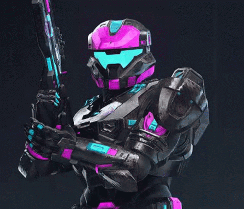 Halo Infinite Holding A Gun GIF