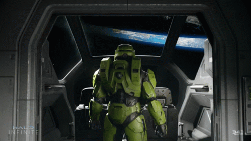Halo Infinite On Outer Space GIF