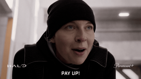 Halo Kai 125 Pay Up GIF