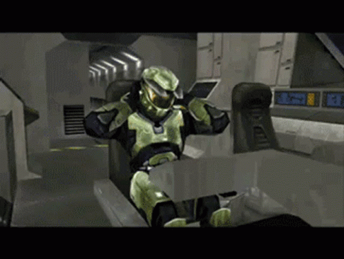 Halo Master Chief Deal With It GIF