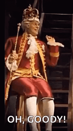 King George Hamilton Oh Goody GIF