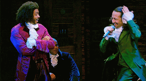 Alexander Hamilton Energetic Singing GIF