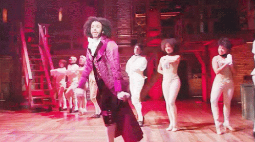 Thomas Jefferson Hamilton Performing GIF