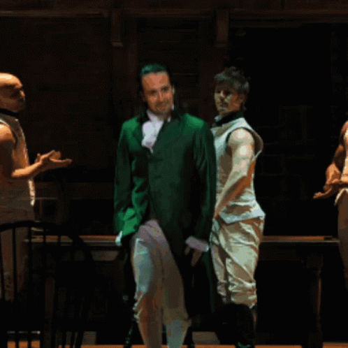 Lin Manuel Miranda Hamilton Tiptoe GIF
