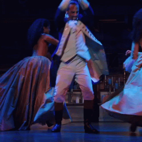 Lin Manuel Miranda Hamilton Cheers GIF
