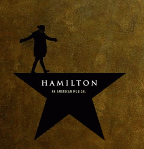 Hamilton American Musical Person Acting In Center GIF