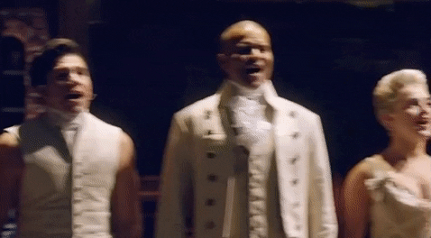 Hamilton Awesome Broadway Performance GIF