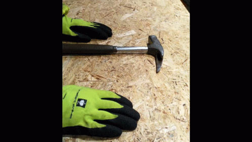 Green Grow Hammer Tool GIF