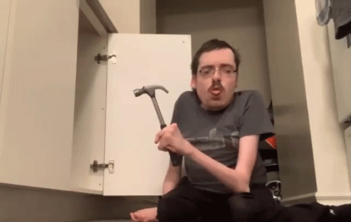 Yeet Hammer Fixing GIF