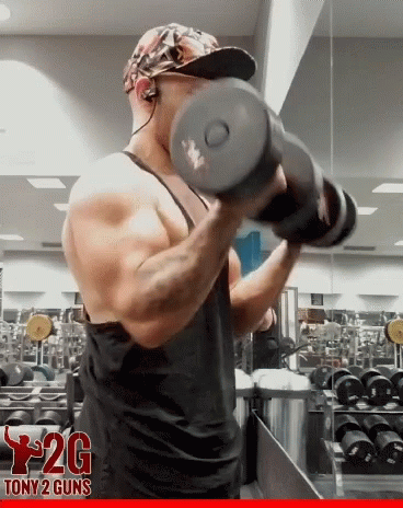 Hammer Curls You Can Do It GIF