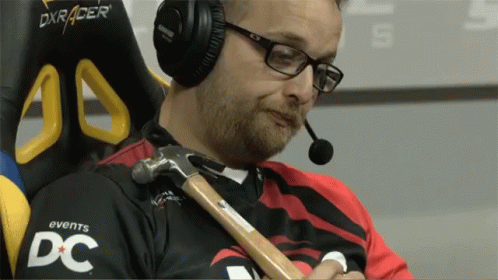 Streamer Hammer Time GIF