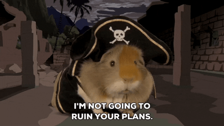 Hamster Cute Pirate Meme GIF