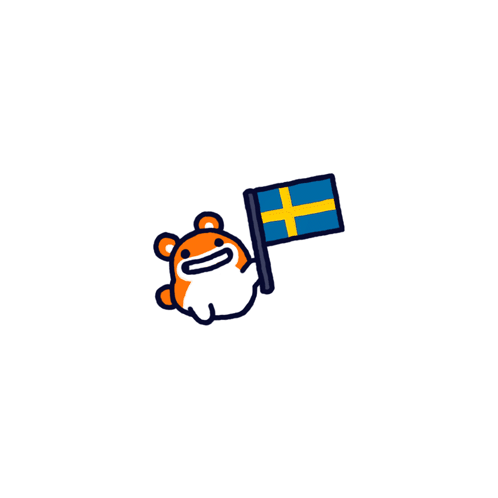 Hamster Holding Flag With Cross