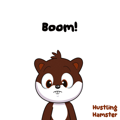 Hamster Holding Microphone Boom
