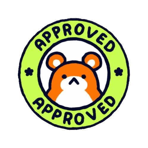 Hamster in Green Circle Approved